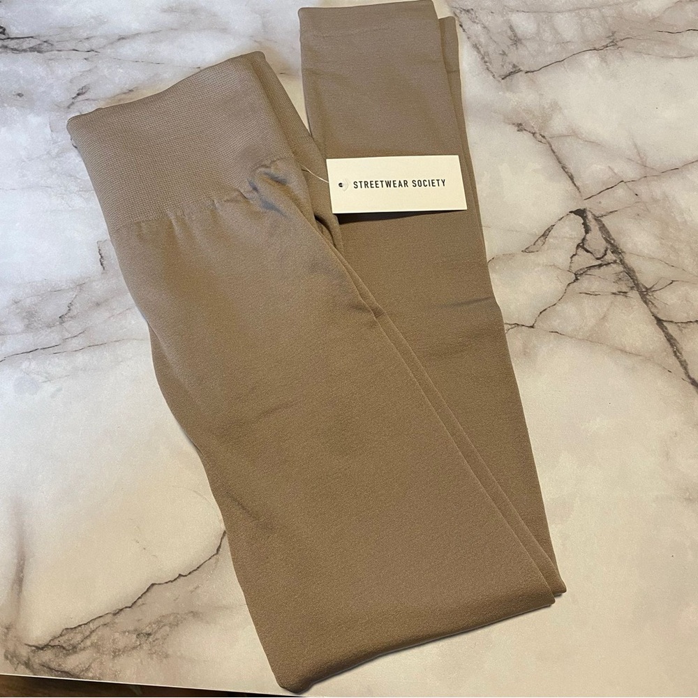 Streetwear Society Kids Beige Leggings